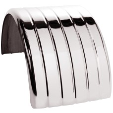 Lelox Ribbed Mudguard - Stainless Steel